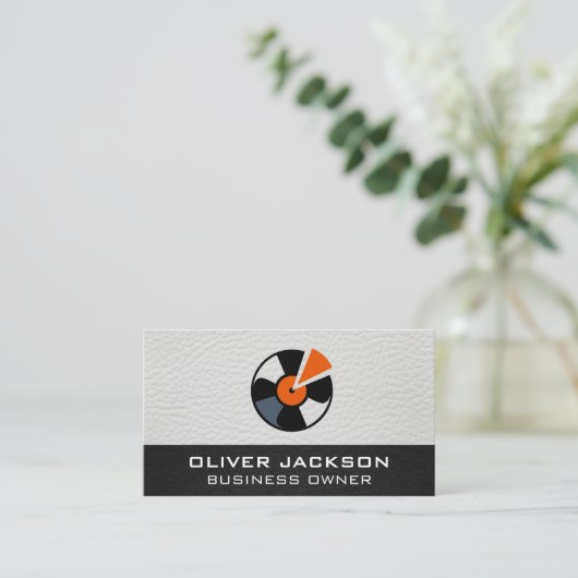 Music Vinyl Visitekaartje (Staand voorkant)