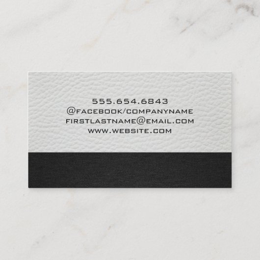 Music Vinyl Visitekaartje (Achterkant)