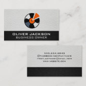 Music Vinyl Visitekaartje (Voorkant / Achterkant)