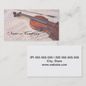 MUSIC VISITEKAARTJE (Voorkant / Achterkant)
