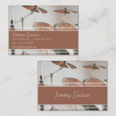 Music-Visitekaartje - Drum Kit Visitekaartje (Voorkant / Achterkant)