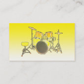Music-Visitekaartje - Drum Kit Visitekaartje (Achterkant)