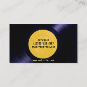 Music visitekaartje vinyl (Achterkant)