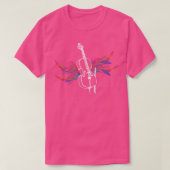Music Wave Retro Cello T-shirt (Design voorkant)