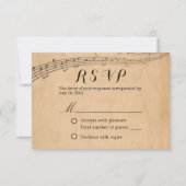 Music Wedding Musical Response RSVP (Voorkant)