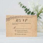 Music Wedding  Musical Response RSVP (Staand voorkant)