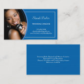 Music Wedding Singer Foto Visitekaartje (Voorkant / Achterkant)