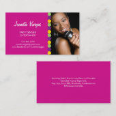 Music Wedding Singer Foto Visitekaartje (Voorkant / Achterkant)