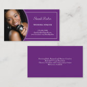 Music Wedding Singer Foto Visitekaartje (Voorkant / Achterkant)