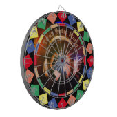 Music World Dartboard Dartbord (Voorkant Links)
