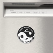 Music Yin Yang Magneet (Insitu (Vaatwasser))