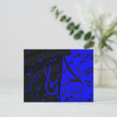 Music Zone_ Briefkaart (Staand voorkant)