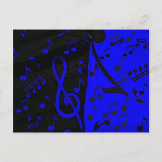 Music Zone_ Briefkaart (Voorkant)