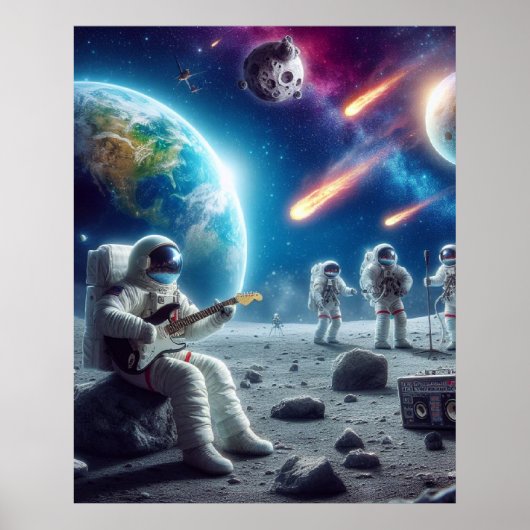 Musica Espacial Poster (Voorkant)