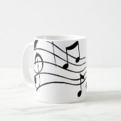 Música (Music) Koffiemok (Voorkant links)