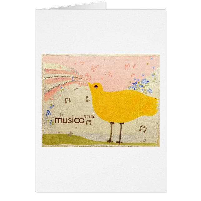 musica:muziek Bilingual Card (Voorkant)