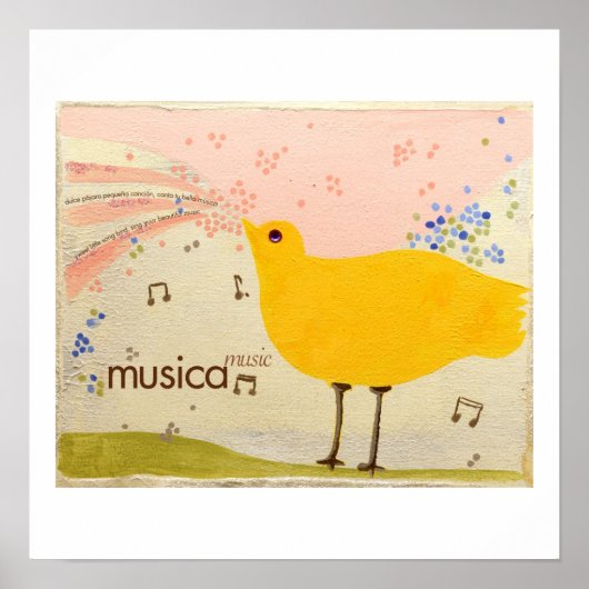 Musica: Muziek tweetalig Poster (Voorkant)