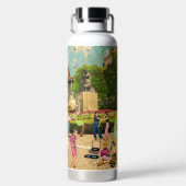 Música no Jardim (Viseu. Portugal) Waterfles (Achterkant)