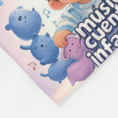 Música y cuentos infantiles fleece deken (Hoek)