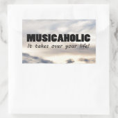 Musicafolic Life Rechthoekige Sticker (Tas)
