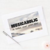 Musicafolic Life Rechthoekige Sticker (Envelop)