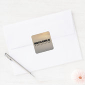 Musicafolic Life Square Sticker (Envelop)
