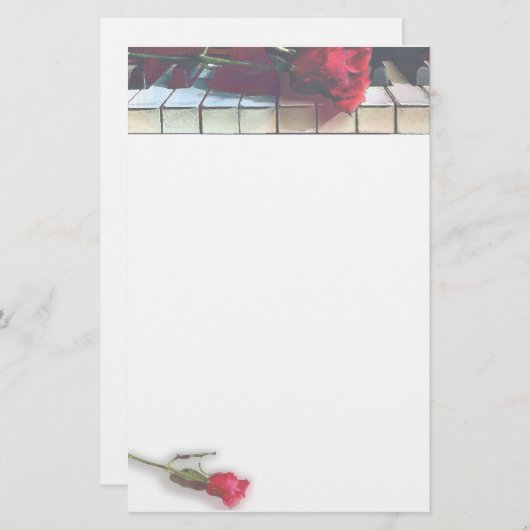 Musical1 Briefpapier (Voorkant / Achterkant)