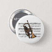 Musical 08 B Ronde Button 5,7 Cm (Voorkant /achterkant)
