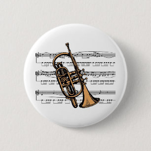 Musical 08 B Ronde Button 5,7 Cm