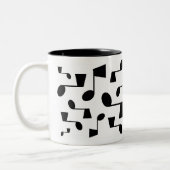 Musical 09 tweekleurige koffiemok (Links)