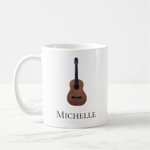 Musical Acoustic Guitar Personalized Koffiemok