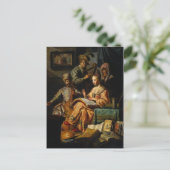 Musical Allegory door Rembrandt Briefkaart (Staand voorkant)