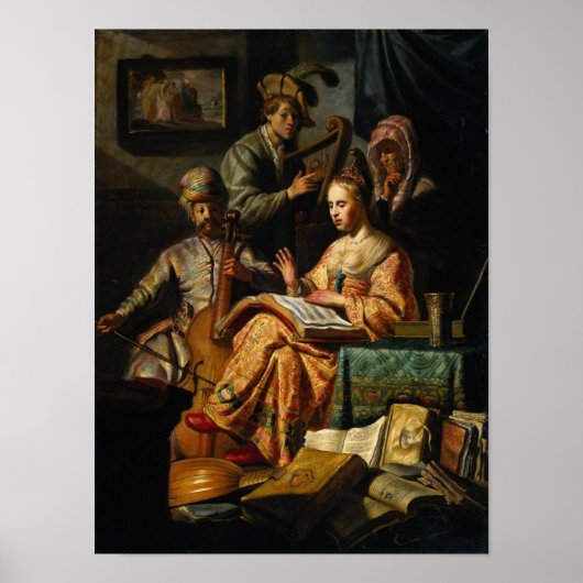 Musical Allegory Poster (Voorkant)