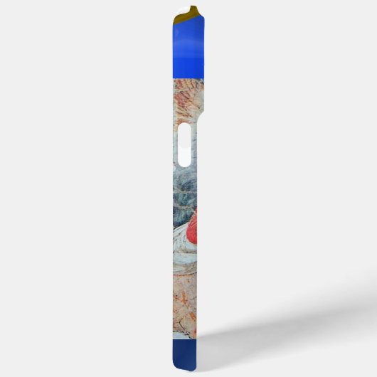 MUSICAL ANGEL, Blue Sapphire Gemstone Monogram Case-Mate iPhone Case (Achterkant / Rechts)