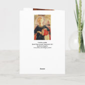 MUSICAL ANGEL FEESTDAGEN KAART (Achterkant)