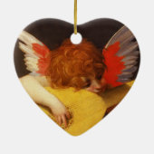 Musical Angel  Heart Keramisch Ornament (Achterkant)
