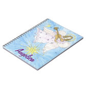 Musical Angel, met naam gepersonaliseerd Notitieboek (Linkerzijde)
