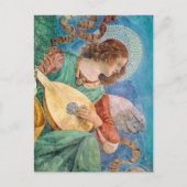 Musical angel playing guitar briefkaart (Voorkant)