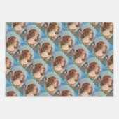 Musical angel playing guitar inpakpapier vel (Voorkant 2)