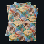 Musical angel playing guitar inpakpapier vel<br><div class="desc">Beautiful colored medieval renaissance fresco painting of a musical angel playing a guitar,  by 15th century Italian artist Melozzo da Forli.</div>