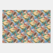 Musical angel playing guitar inpakpapier vel (Voorkant)