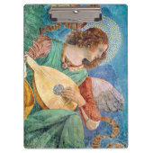 Musical angel playing guitar klembord (Voorkant)