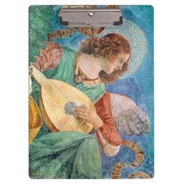 Musical angel playing guitar klembord