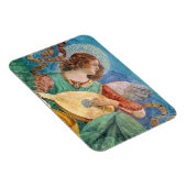 Musical angel playing guitar magneet (Rechterzijde)