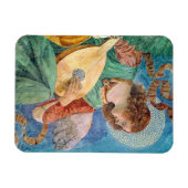 Musical angel playing guitar magneet (Horizontaal)