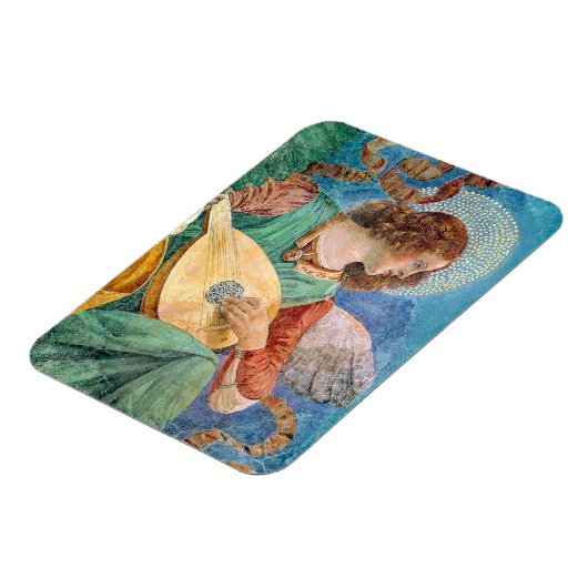 Musical angel playing guitar magneet (Linkerzijde)