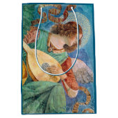 Musical angel playing guitar medium cadeauzakje (Voorkant)