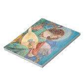 Musical angel playing guitar notitieblok (Linkerzijde)