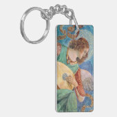 Musical angel playing guitar sleutelhanger (Voorkant Links)