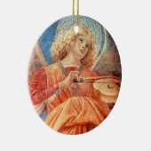 Musical angel playing the violin fresco keramisch ornament (Rechts)